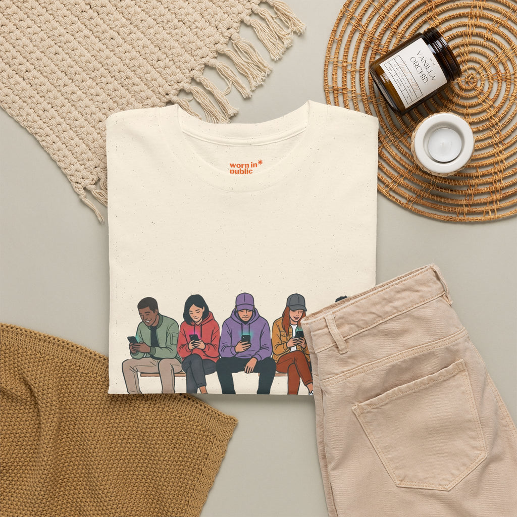 Connected Friends Graphic Tee – Casual Unisex Crewneck Shirt