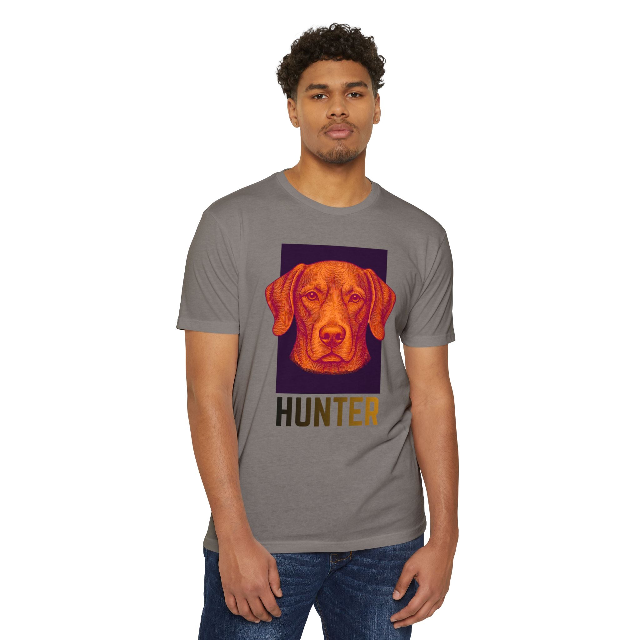 Ultimate Hunter T-Shirt | Retro Vizsla Head Graphic Tee for Dog Lovers