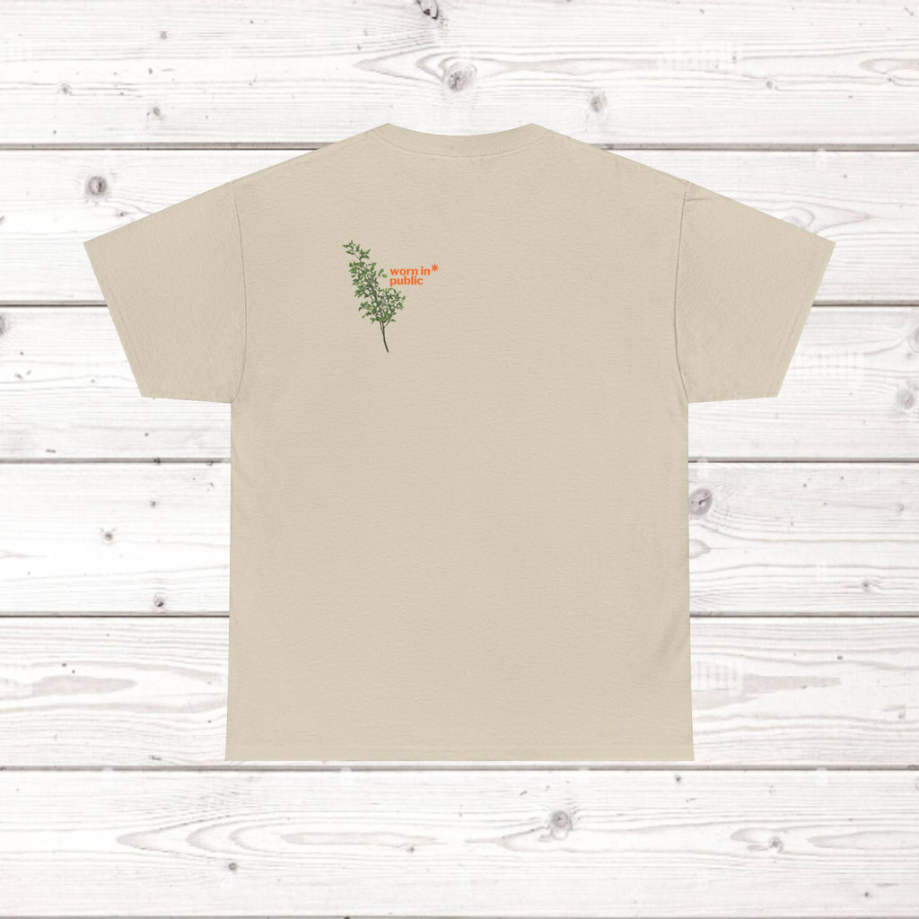 Unisex Botanical Tee — "Feel Free to Be Bored" Graphic T-Shirt
