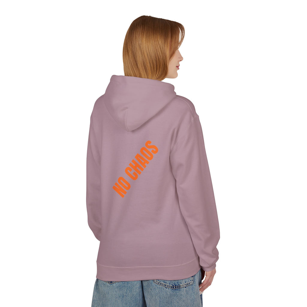 No Chaos Hoodie | Minimalist Motivational Pullover Sweatshirt
