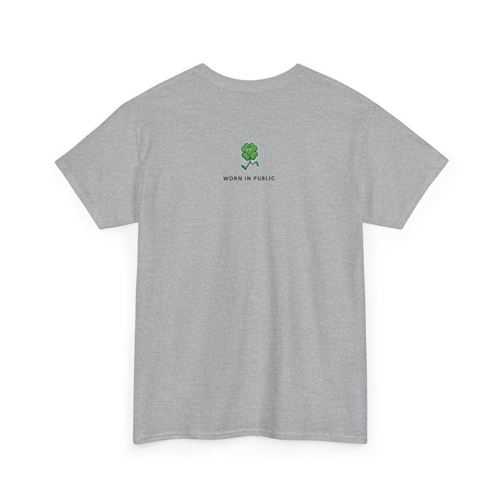 Lucky Buddy Clover T-Shirt | Retro Checker St. Patrick's Day Graphic Tee