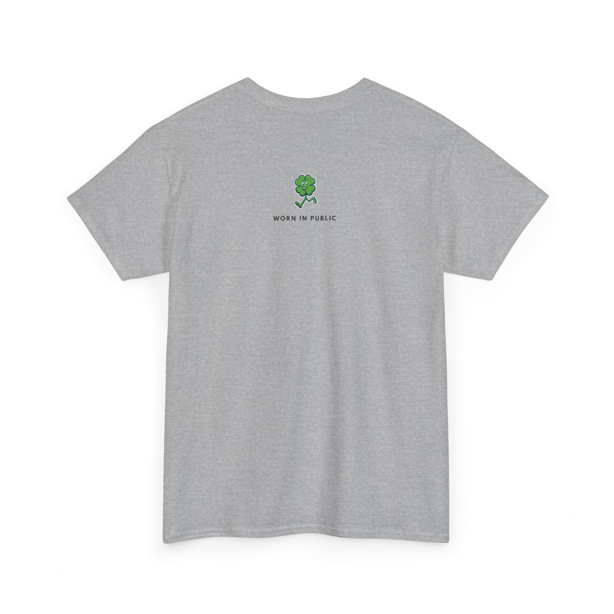 Lucky Buddy Clover T-Shirt | Retro Checker St. Patrick's Day Graphic Tee