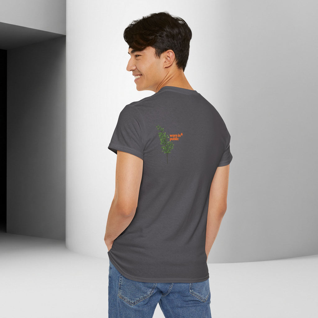 Unisex Botanical Tee — "Feel Free to Be Bored" Graphic T-Shirt