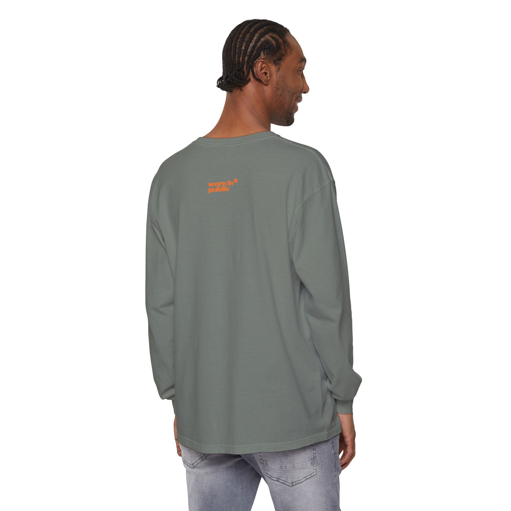 I'm Fine Nothing Is Fine Long Sleeve Tee | Sarcastic Mental Health Humor Shirt