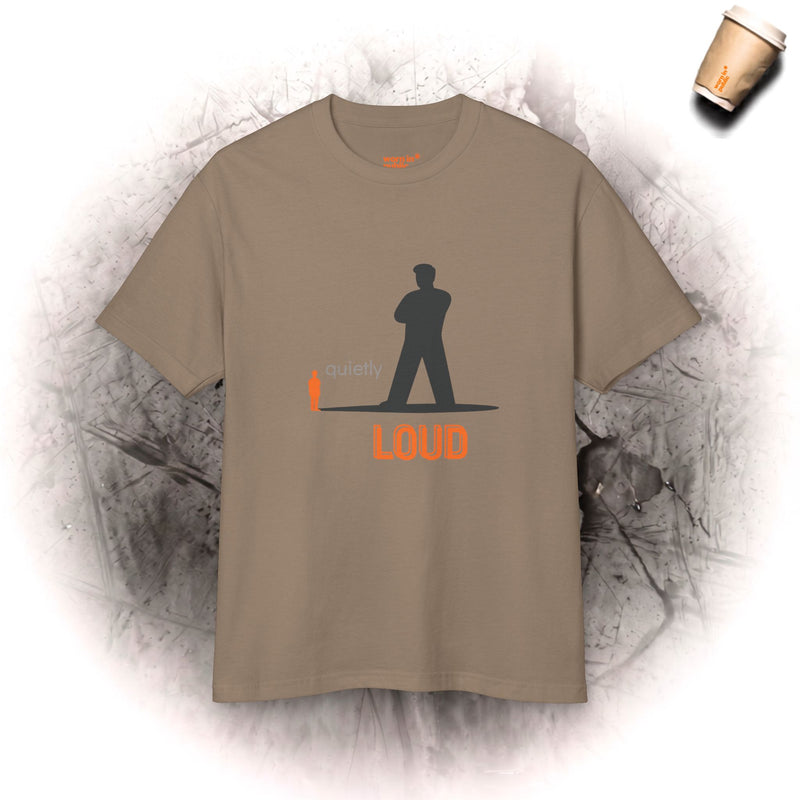 Unisex-Grafik-T-Shirt „Quietly Loud“ | Statement-T-Shirt für leise Starke