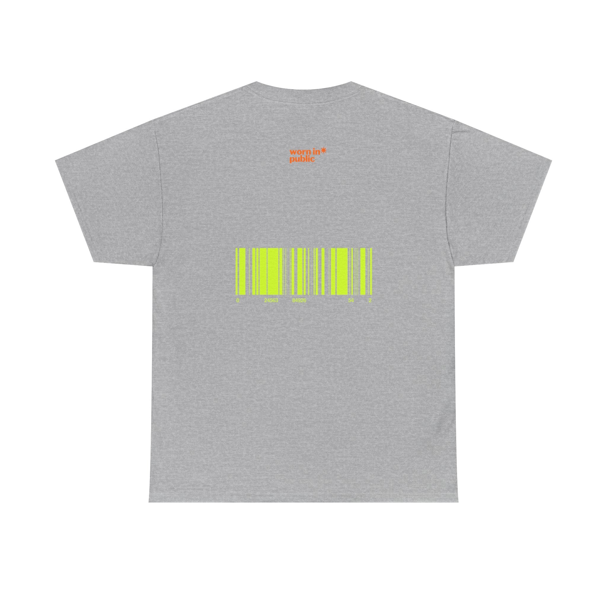 Luxuries of Life Neon Abstract Wave T-Shirt | Barcode Graphic Tee