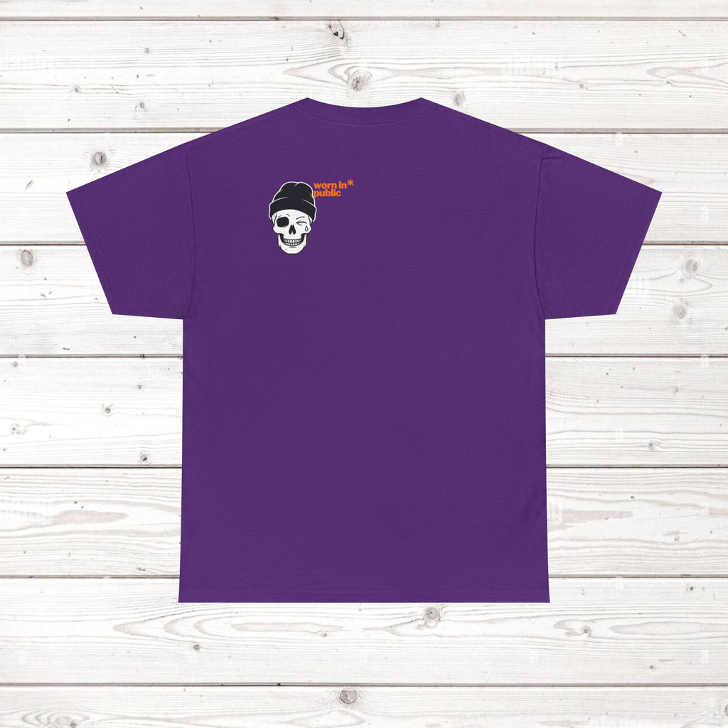 Too Tired To Care Skull T-Shirt | Funny Sarcastic Graphic Tee for the Exhausted