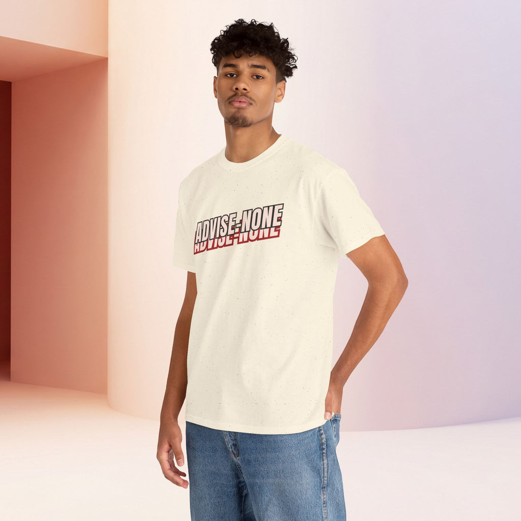 Advise None | Retro Slanted Unisex Graphic Tee