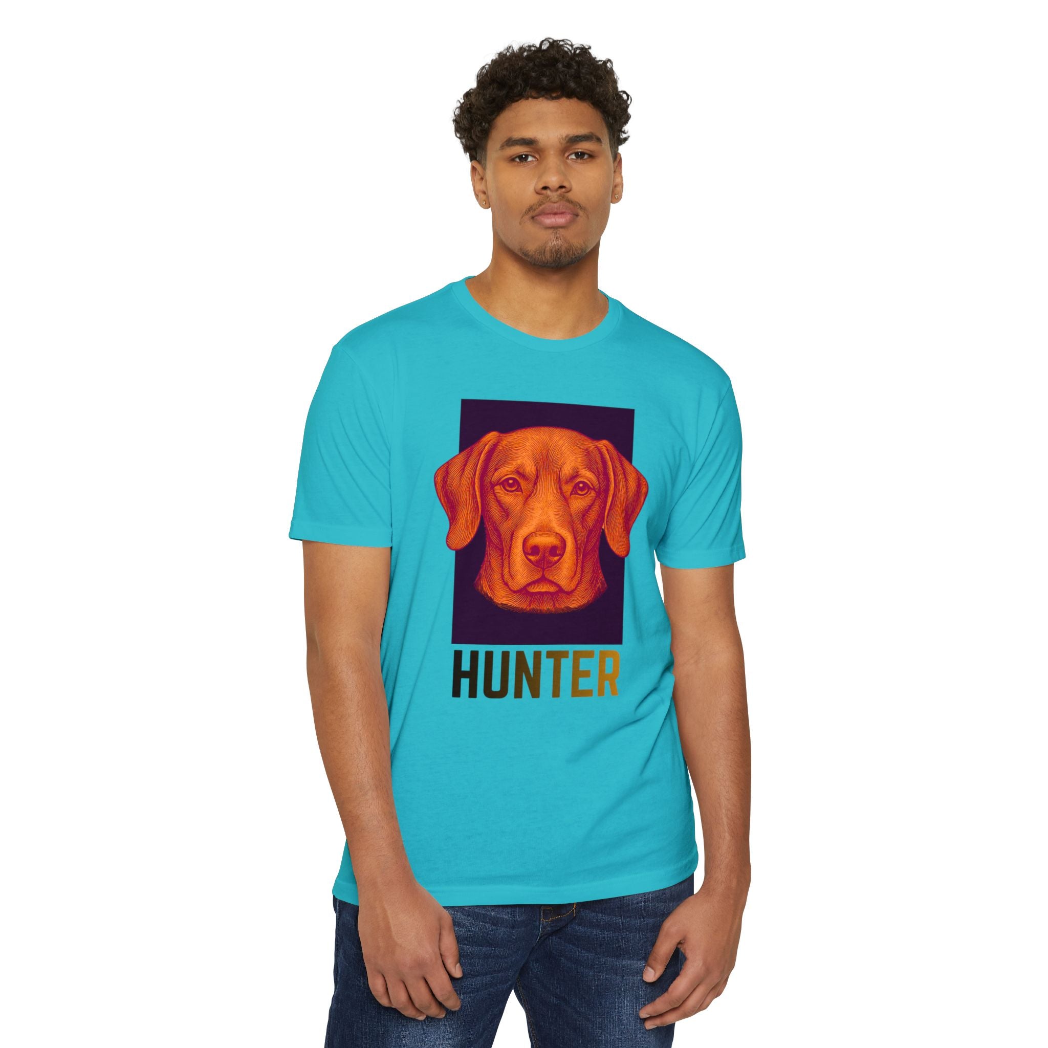 Ultimate Hunter T-Shirt | Retro Vizsla Head Graphic Tee for Dog Lovers