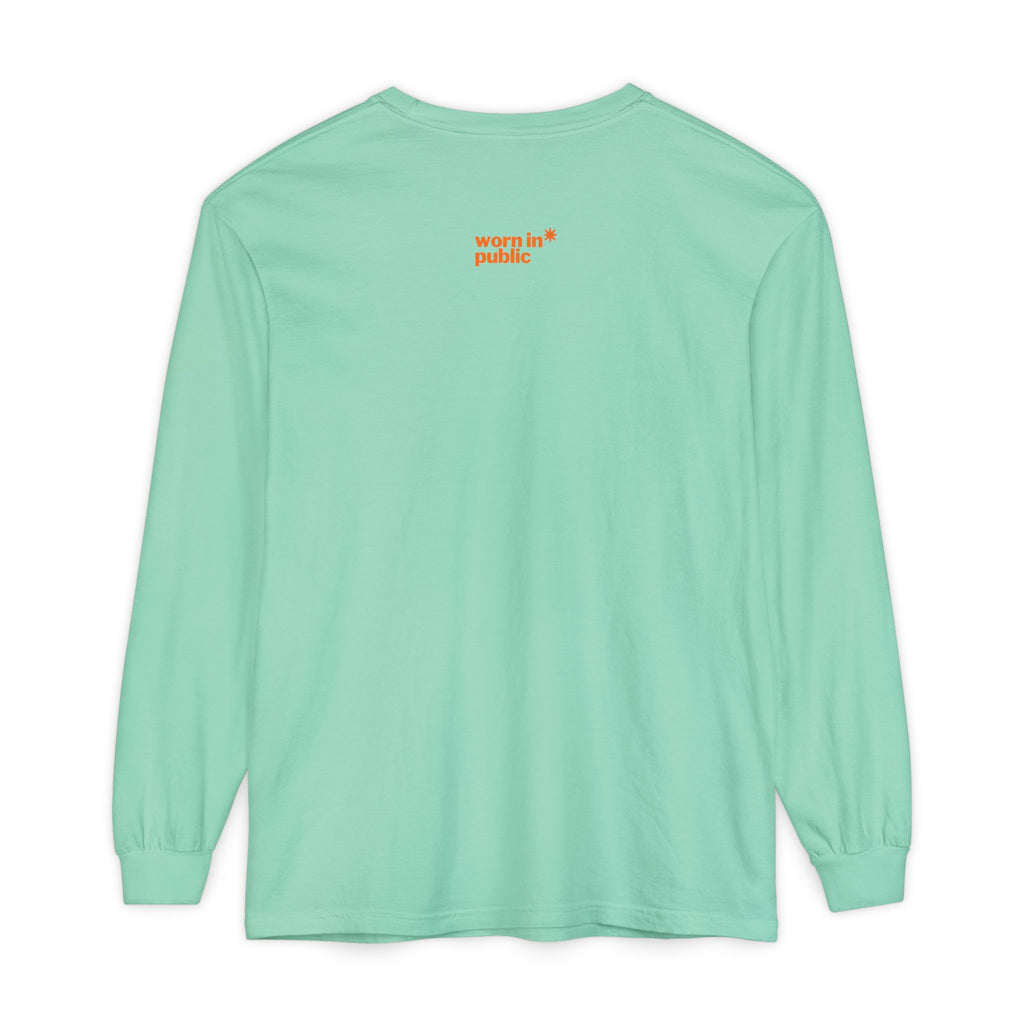 I'm Fine Nothing Is Fine Long Sleeve Tee | Sarcastic Mental Health Humor Shirt