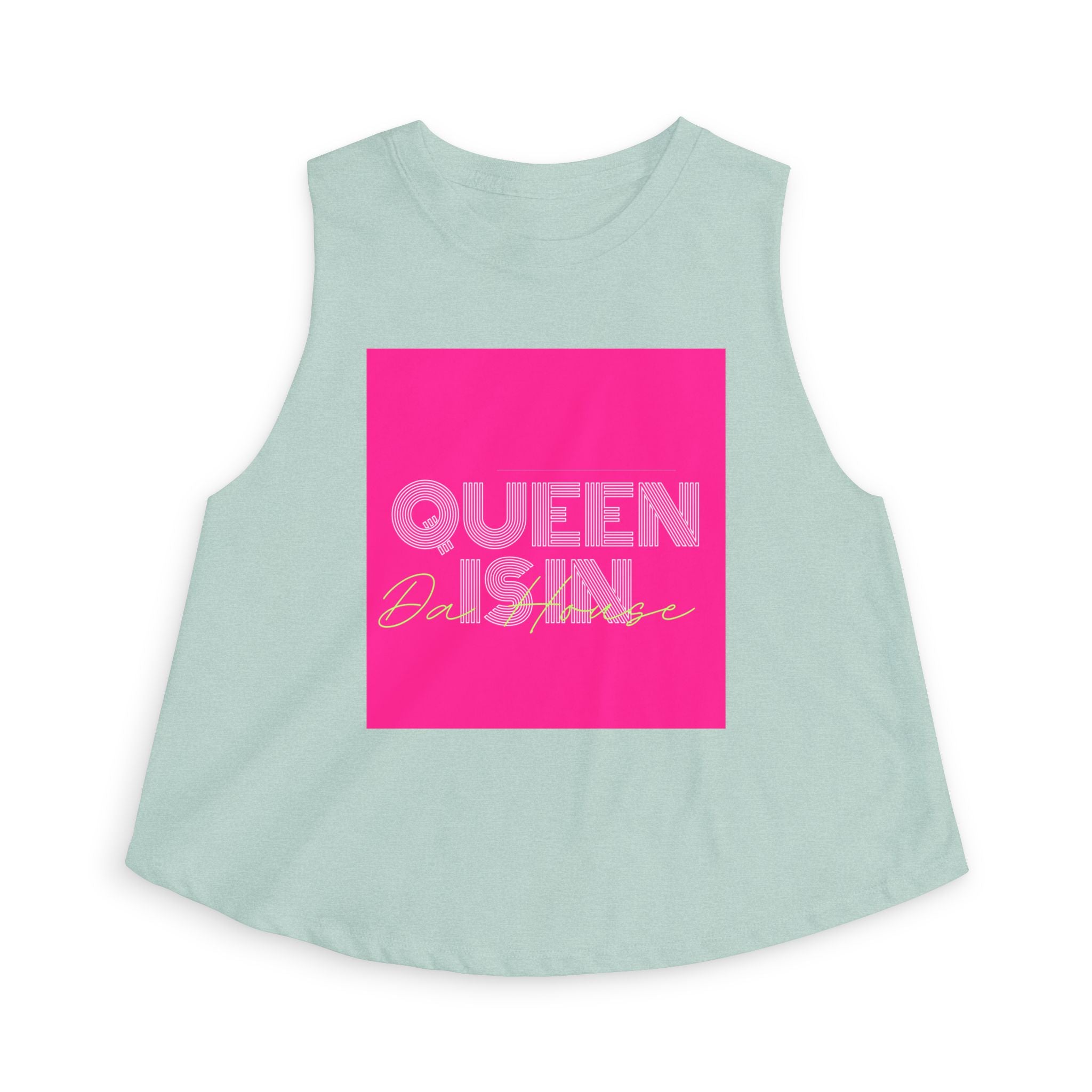 Queen Is In Da House Crop Top | Funny Bold Statement Graphic Top