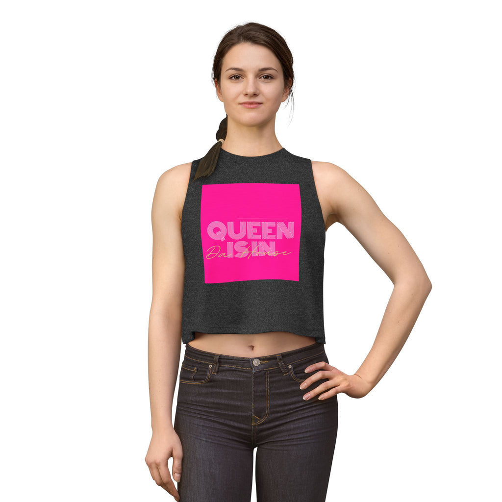 Queen Is In Da House Crop Top | Funny Bold Statement Graphic Top