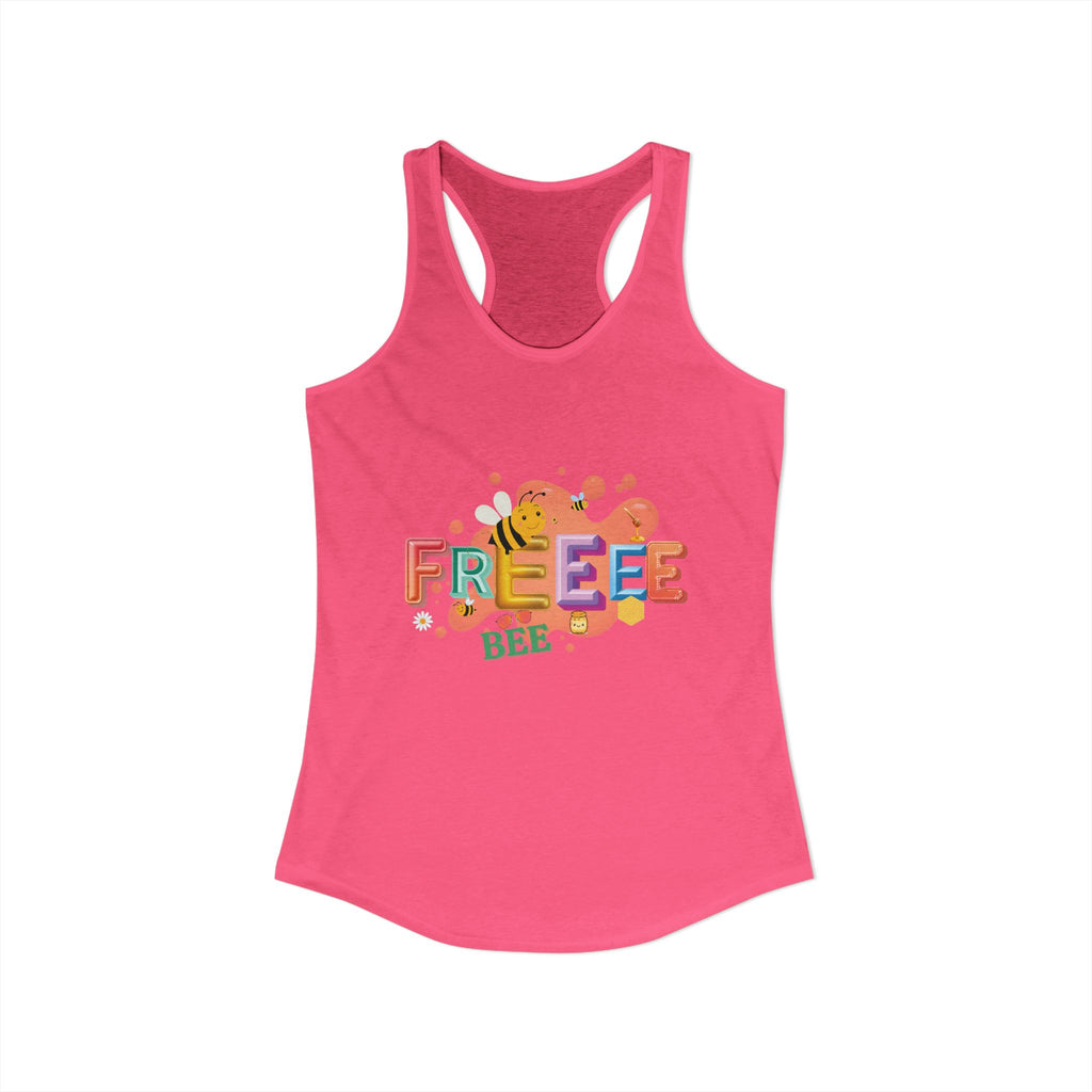 Free Bee Women's Racerback Tank Top | Lightweight Women's Ideal Top