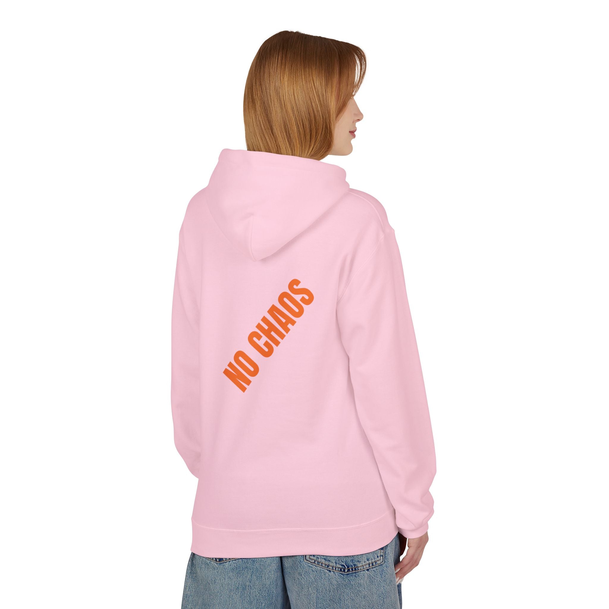 No Chaos Hoodie | Minimalist Motivational Pullover Sweatshirt
