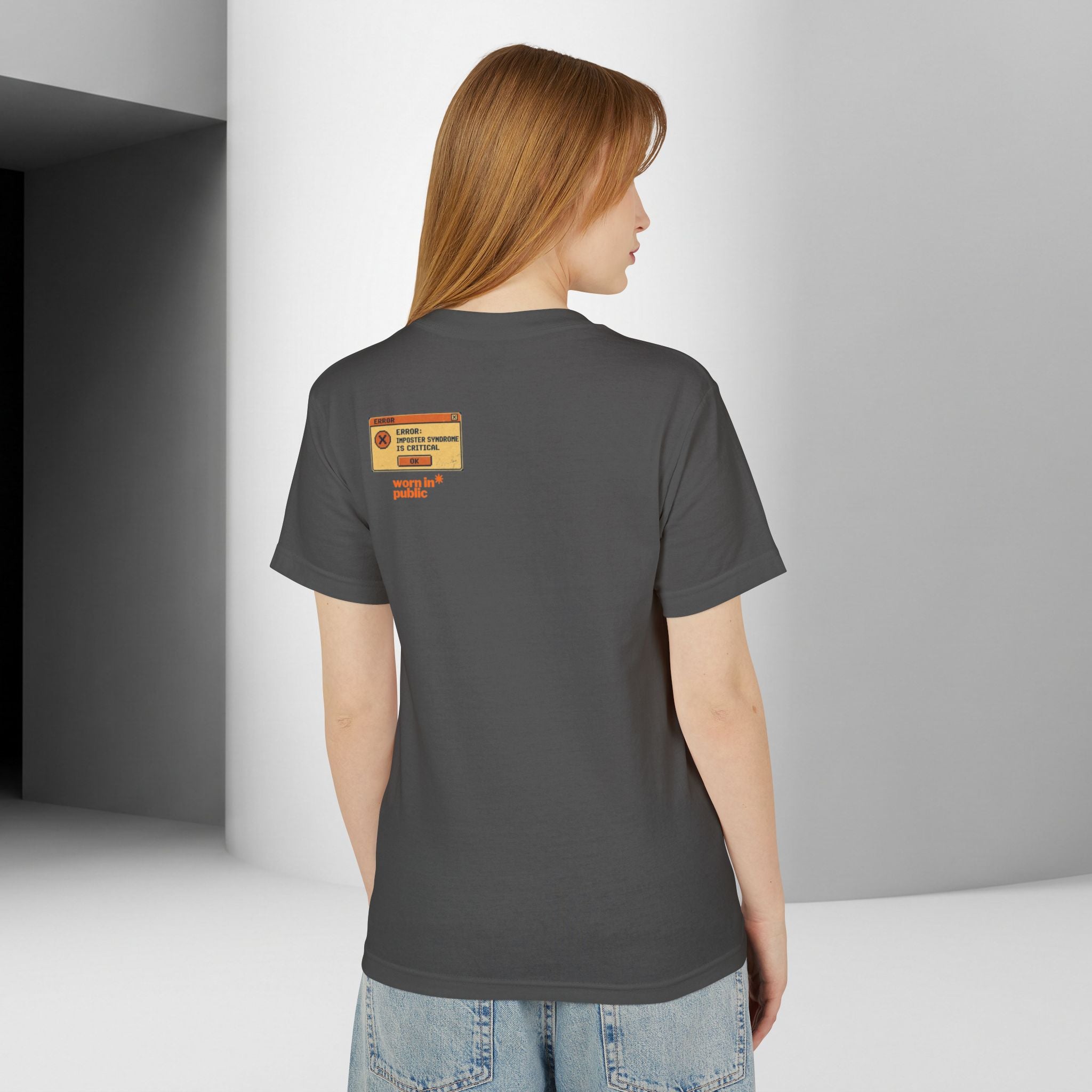Winging It Retro Computer Unisex Tee — Funny Vintage Tech Graphic T-Shirt