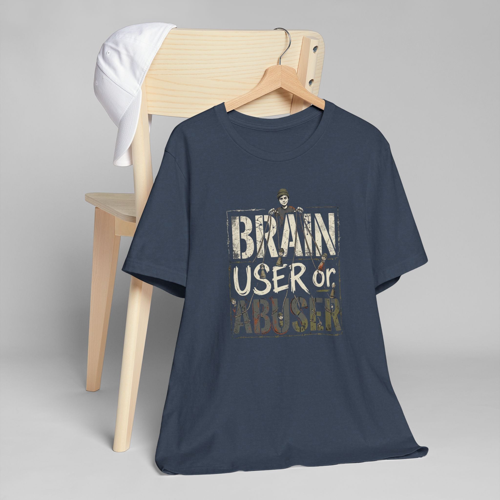 Brain User or Abuser Women's T-Shirt — 'Choose to See' Awareness Tee