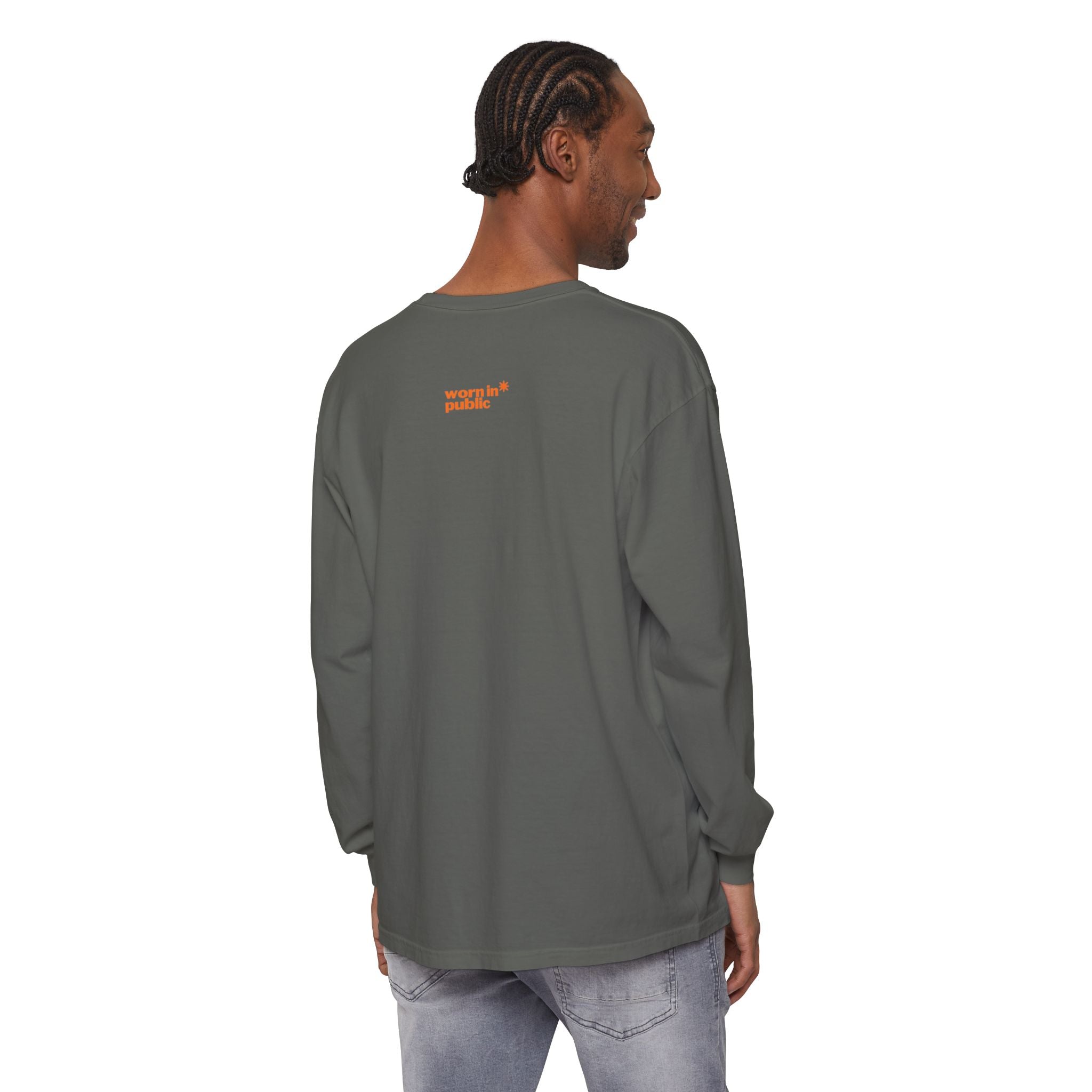 I'm Fine Nothing Is Fine Long Sleeve Tee | Sarcastic Mental Health Humor Shirt