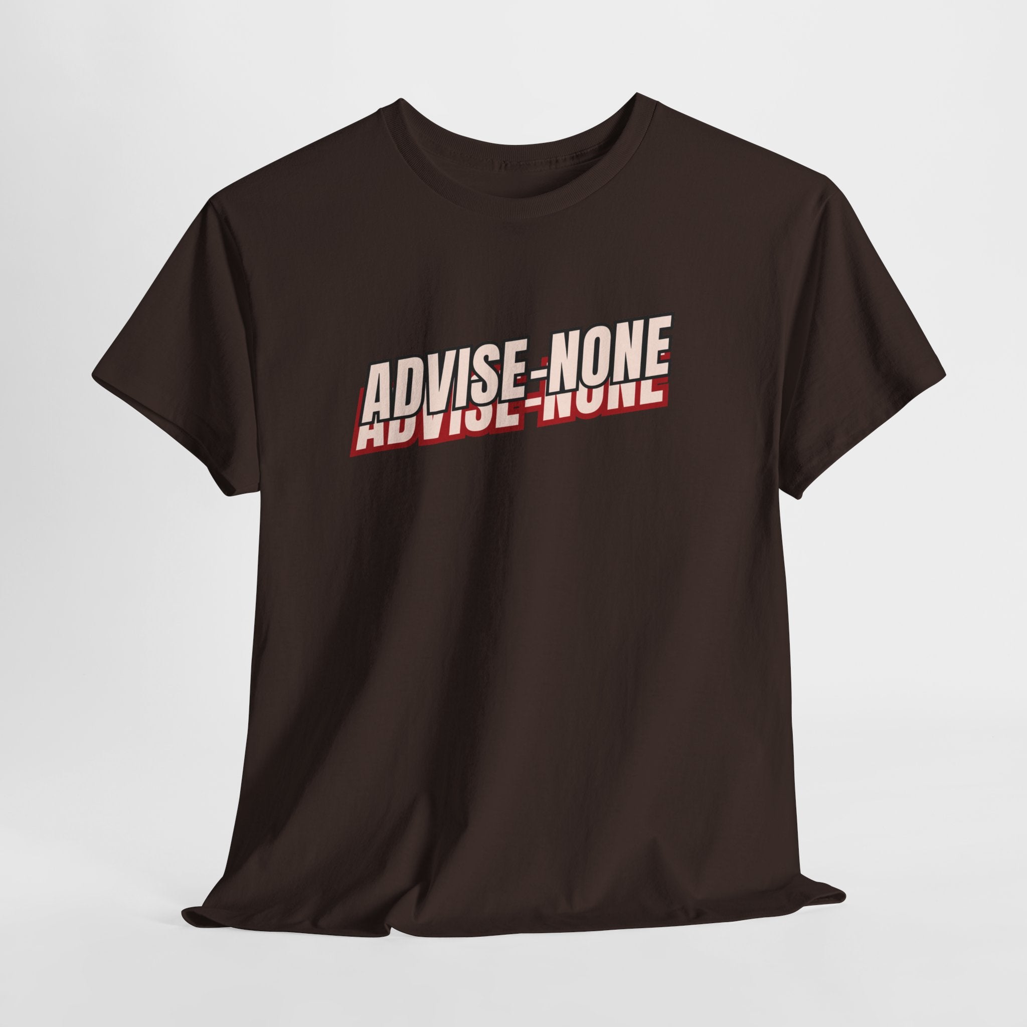 Advise None | Retro Slanted Unisex Graphic Tee