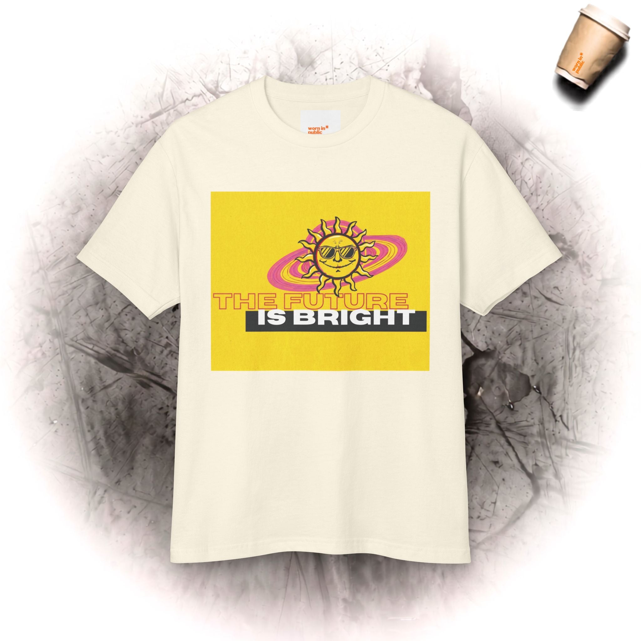 The Future Is Bright T-Shirt | Retro Sonnen Grafik-T-Shirt