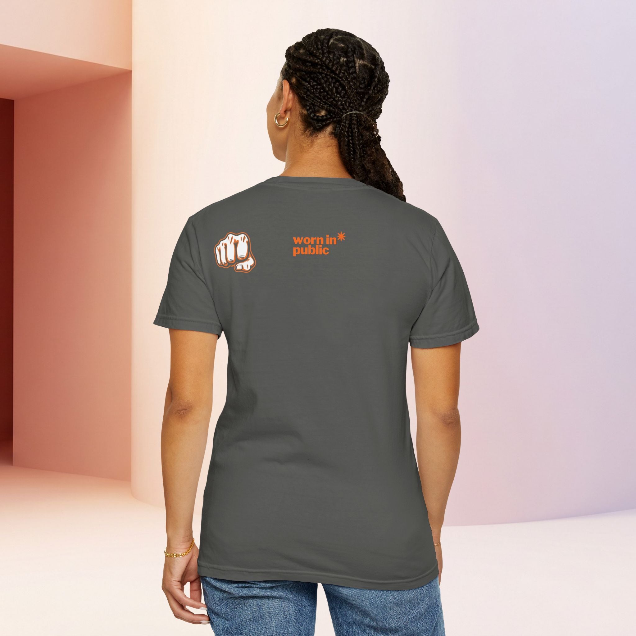 I Don't Care Graphic T-Shirt | Bold Statement Tee with 'I DON'T CARE' Print