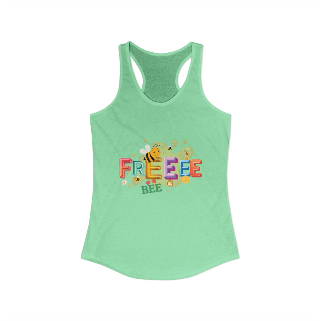 Free Bee Women's Racerback Tank Top | Lightweight Women's Ideal Top