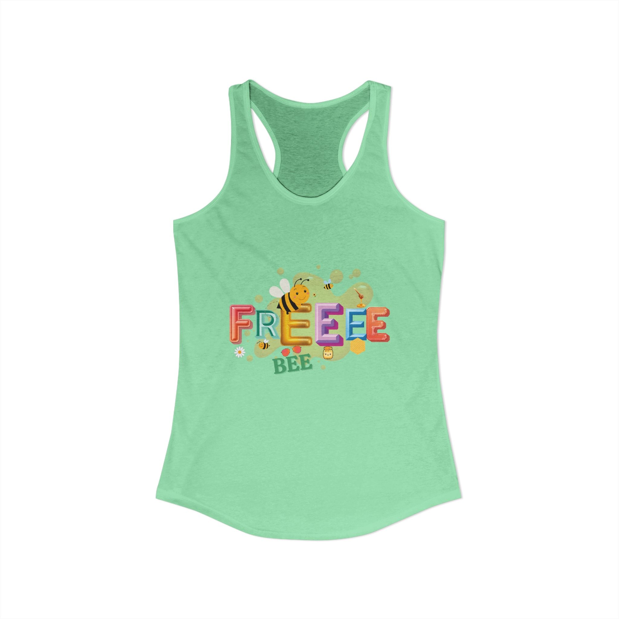 Free Bee Women's Racerback Tank Top | Lightweight Women's Ideal Top