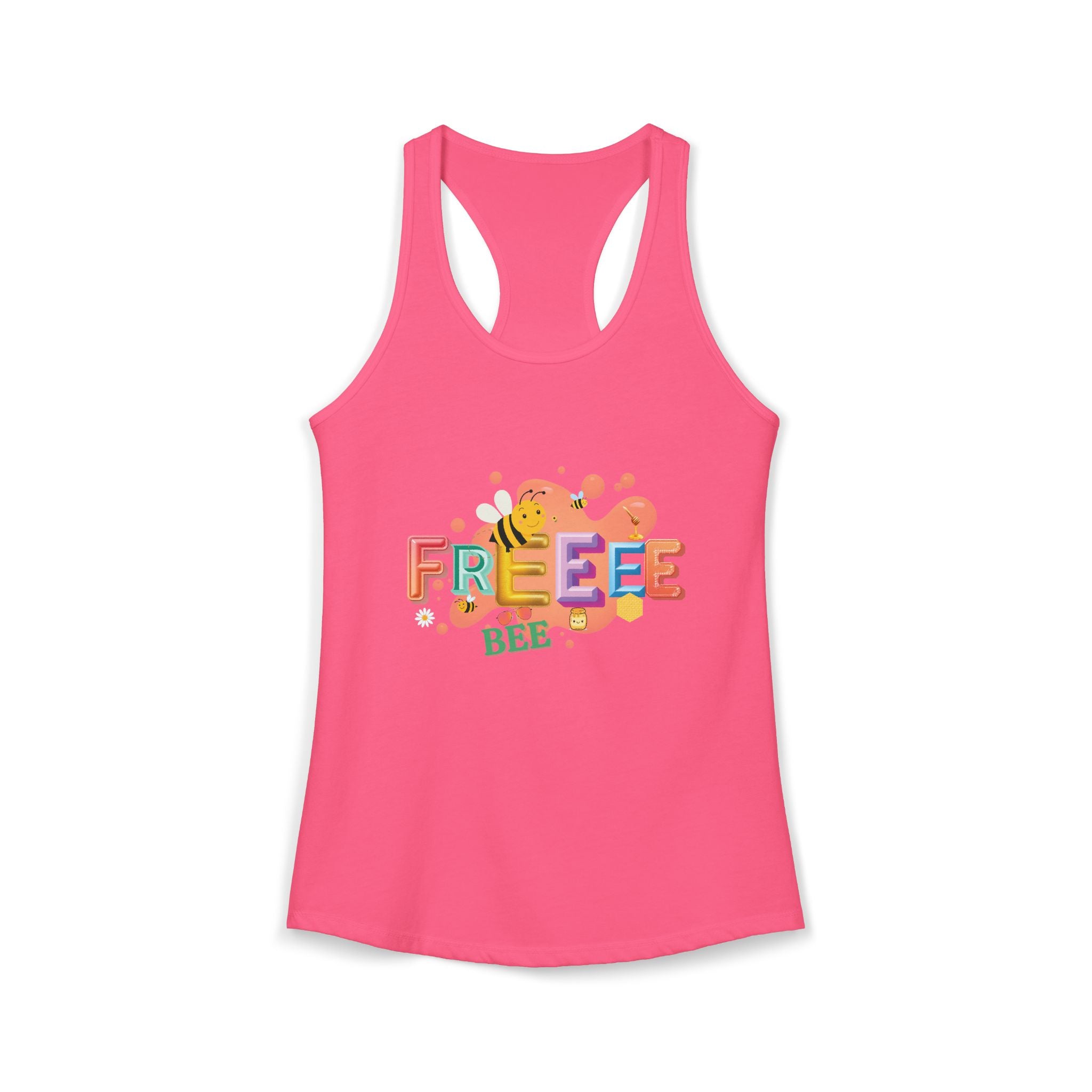 Free Bee Women's Racerback Tank Top | Lightweight Women's Ideal Top