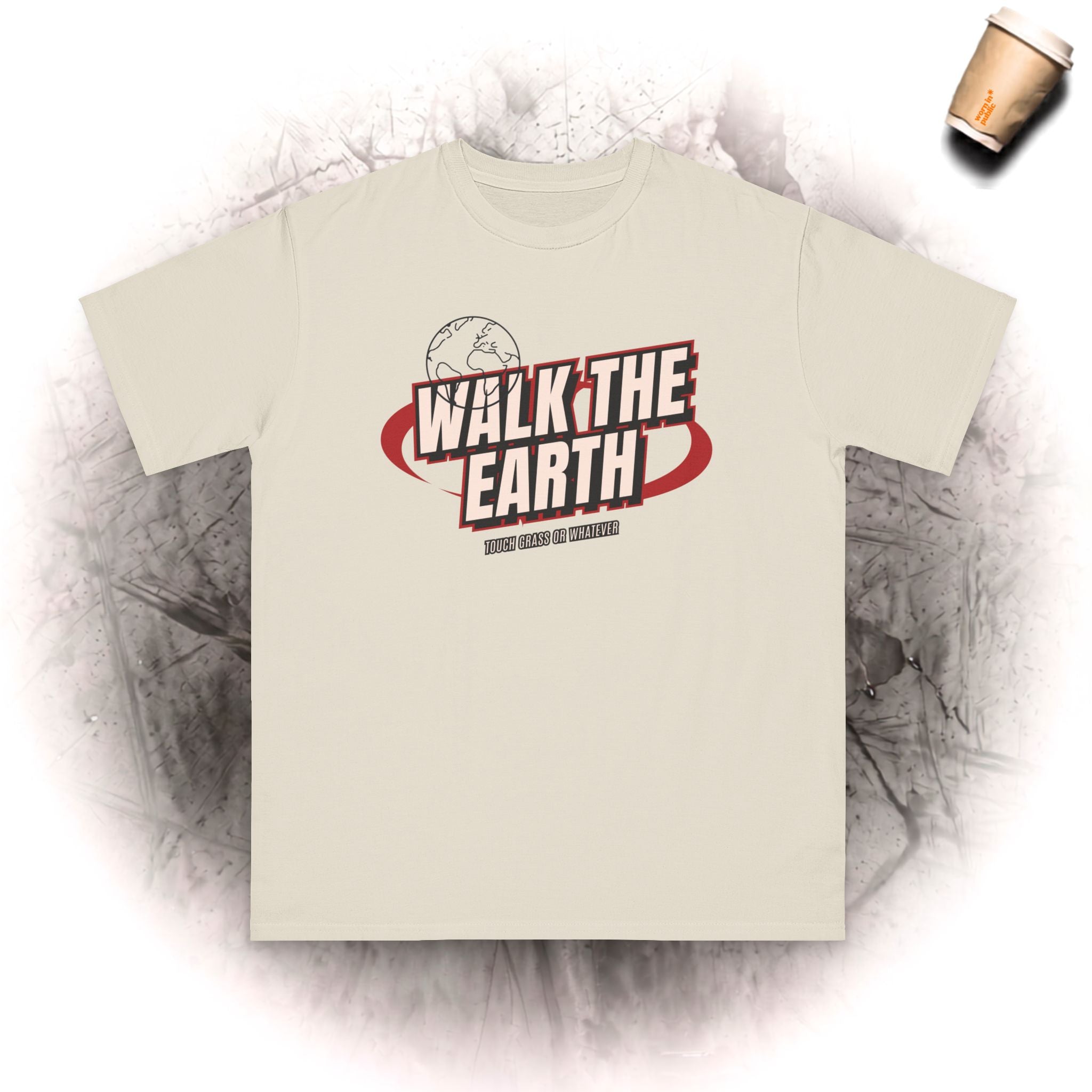 Walk The Earth BIO-T-Shirt | Retro Adventure Grafik-T-Shirt