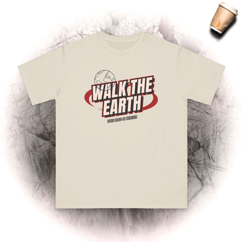 Walk The Earth BIO-T-Shirt | Retro Adventure Grafik-T-Shirt