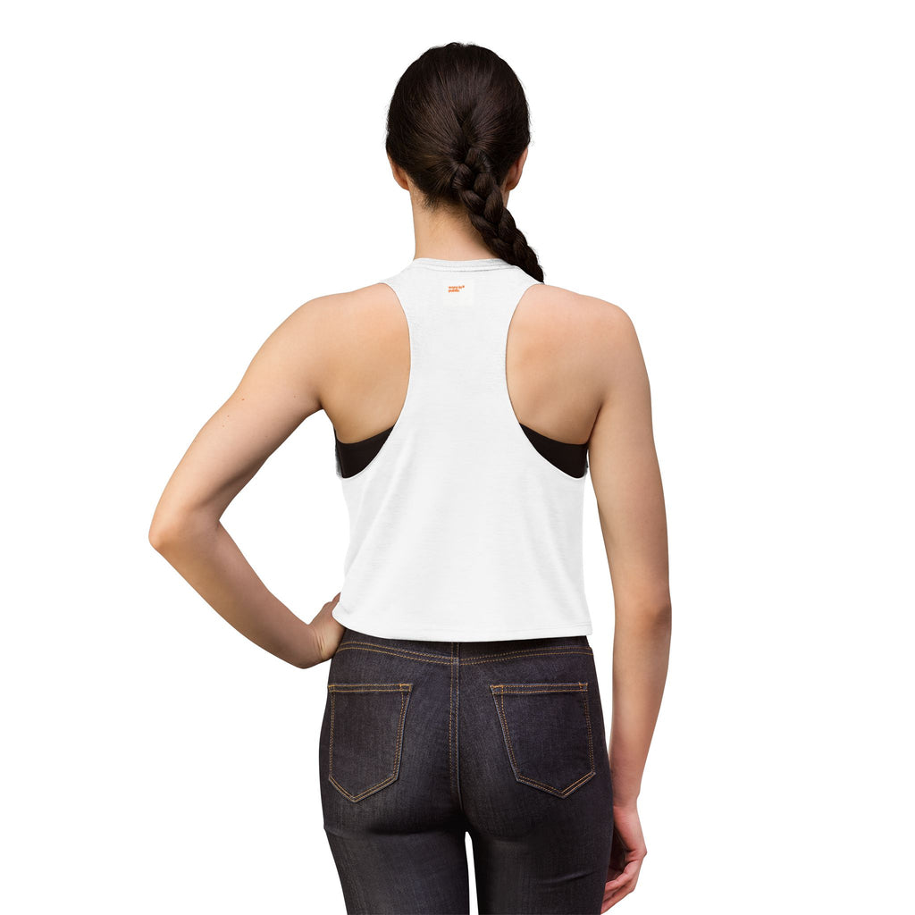 Bossy Boss Crop Top | Retro Script Graphic Top with Pastel Hearts & Stars