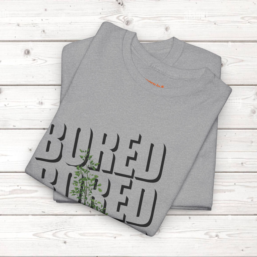 Unisex Botanical Tee — "Feel Free to Be Bored" Graphic T-Shirt