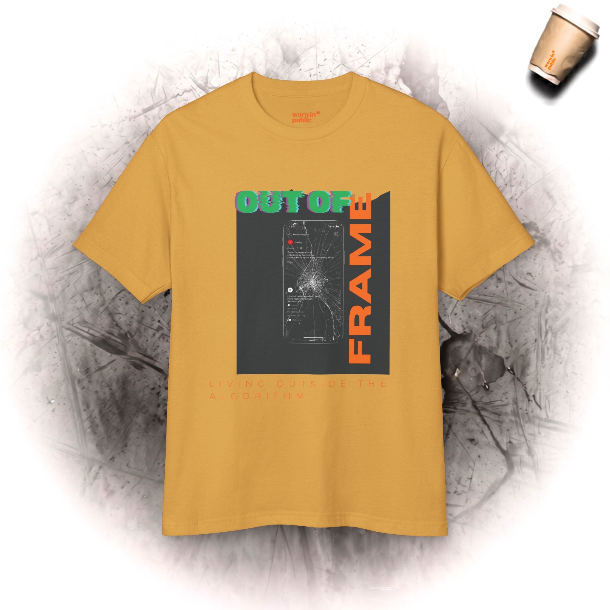 Out of Frame | Graphic Tee for People Who'd Rather Live Than Be Photographed Doing It