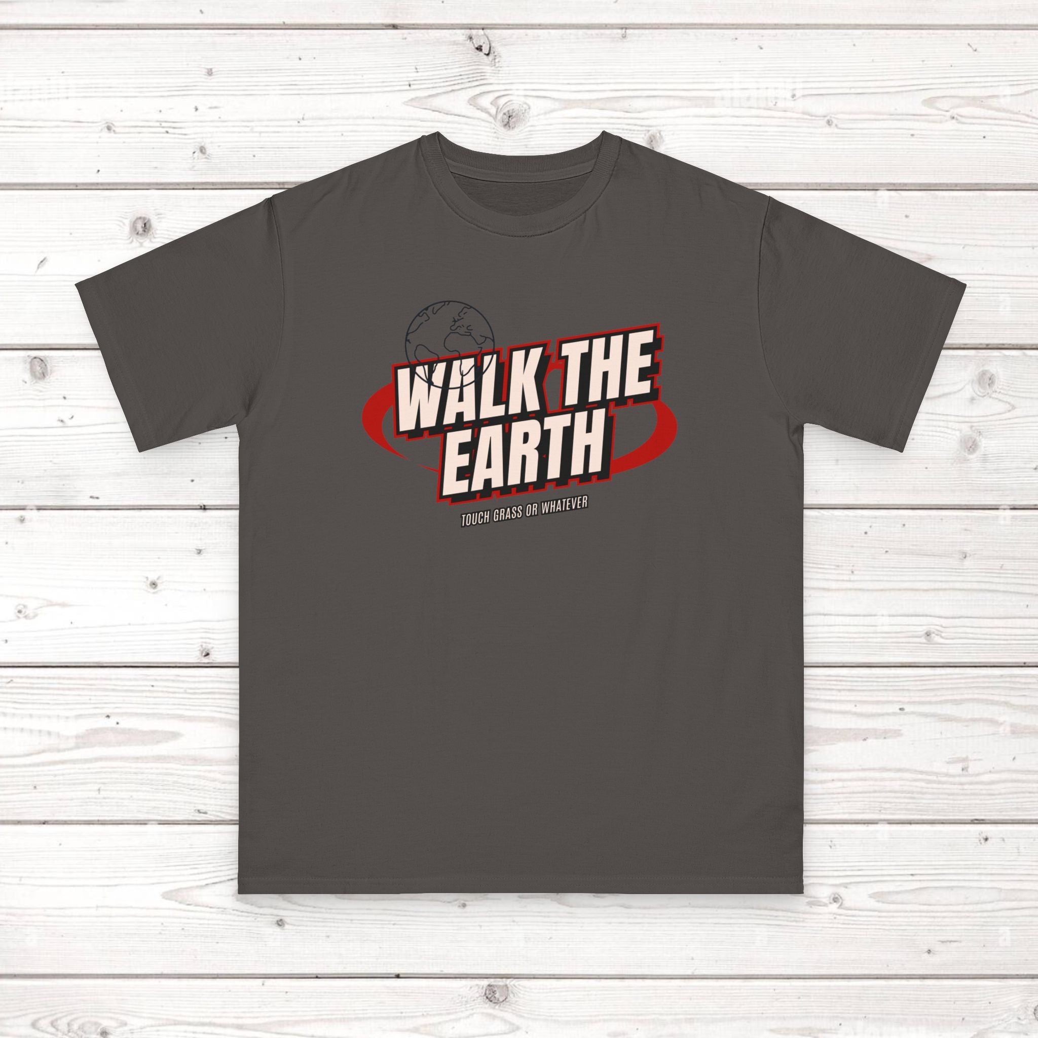 Walk The Earth ORGANIC T-Shirt | Retro Adventure Graphic Tee