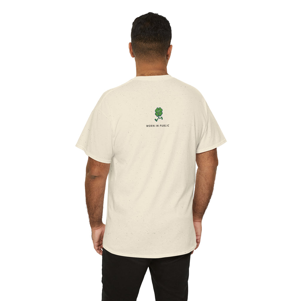 Lucky Buddy Clover T-Shirt | Retro Checker St. Patrick's Day Graphic Tee