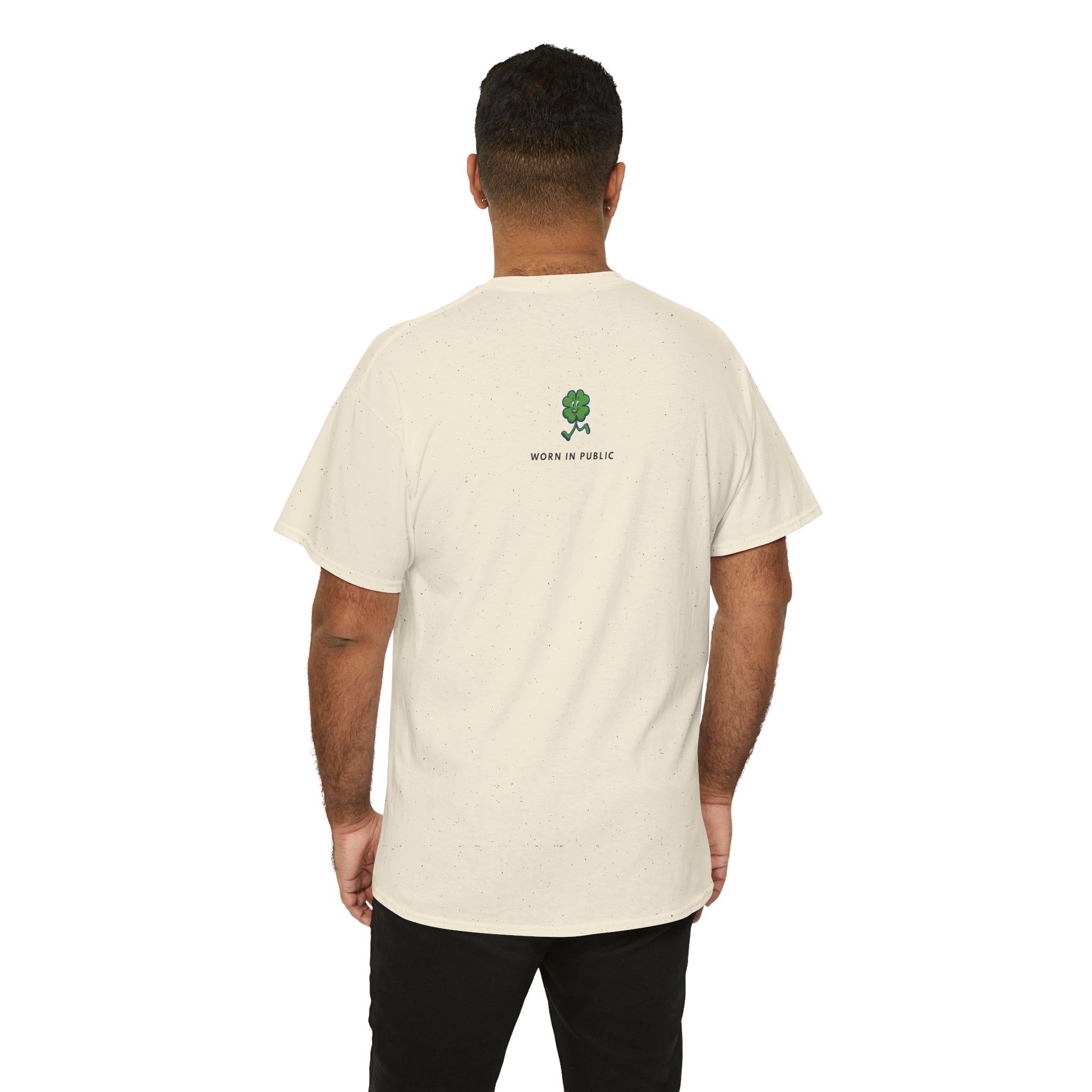 Lucky Buddy Clover T-Shirt | Retro Checker St. Patrick's Day Graphic Tee