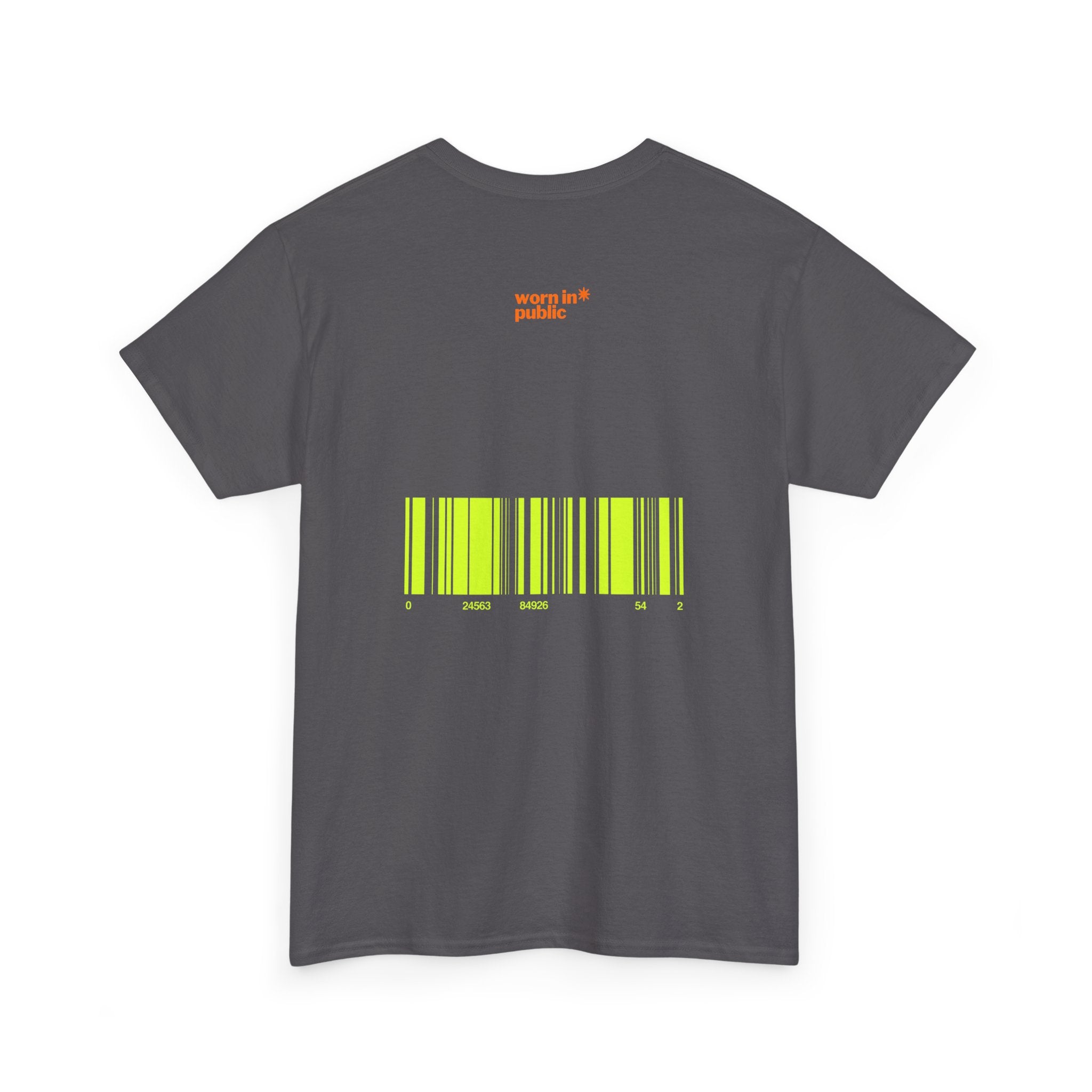 Luxuries of Life Neon Abstract Wave T-Shirt | Barcode Graphic Tee