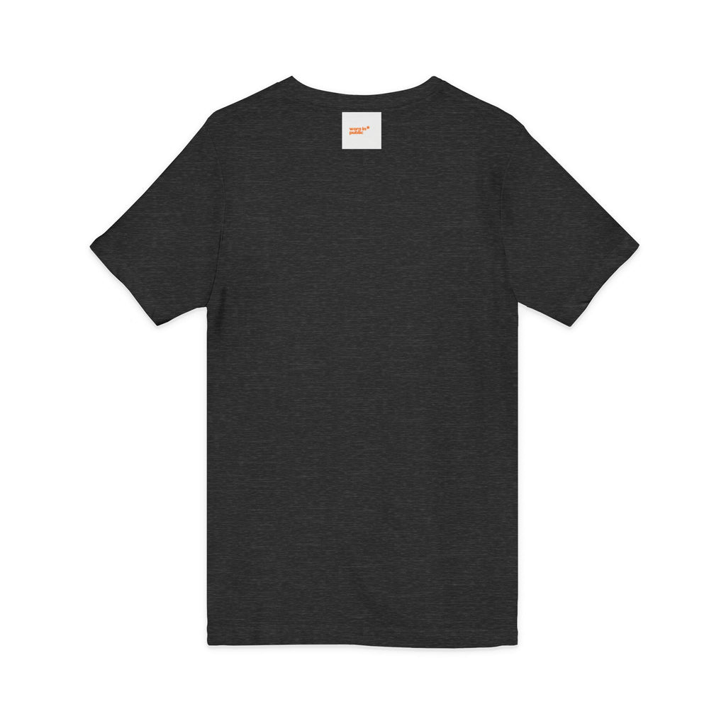 I'm Fine Nothing Is Fine V-Neck Tee | Sarcastic Mental Health Humor Shirt