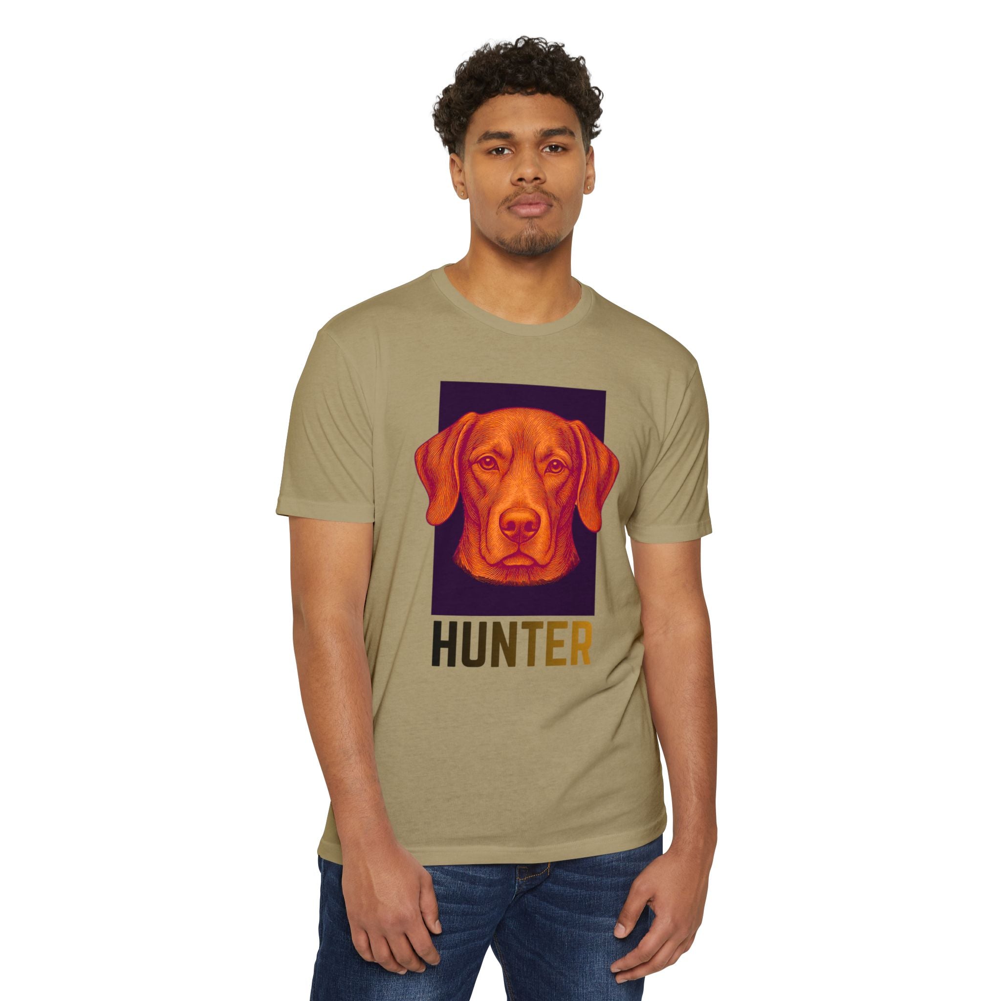 Ultimate Hunter T-Shirt | Retro Vizsla Head Graphic Tee for Dog Lovers