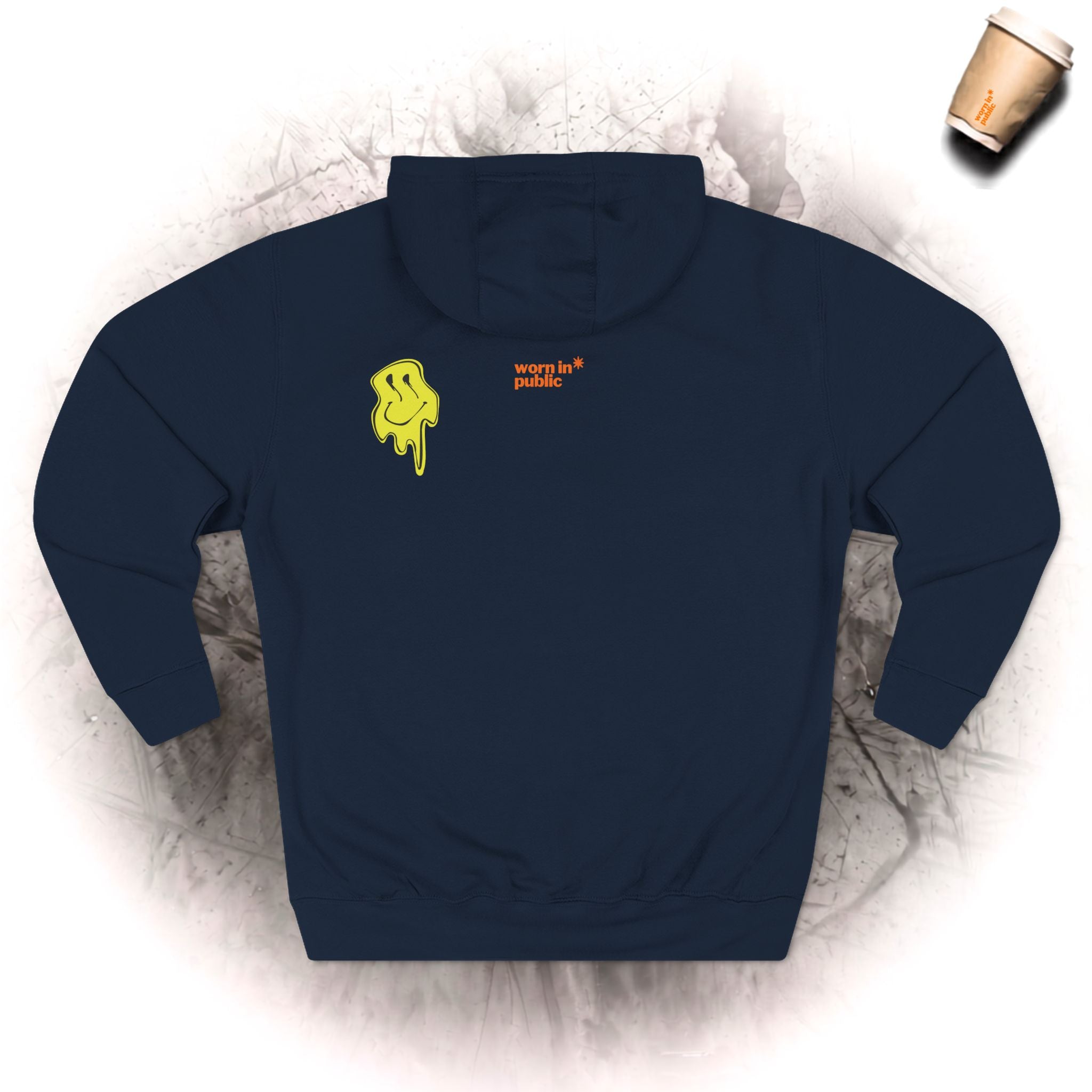 No Bro, Don't Bother Hoodie | Melting Smile Graphic Fleece Pullover