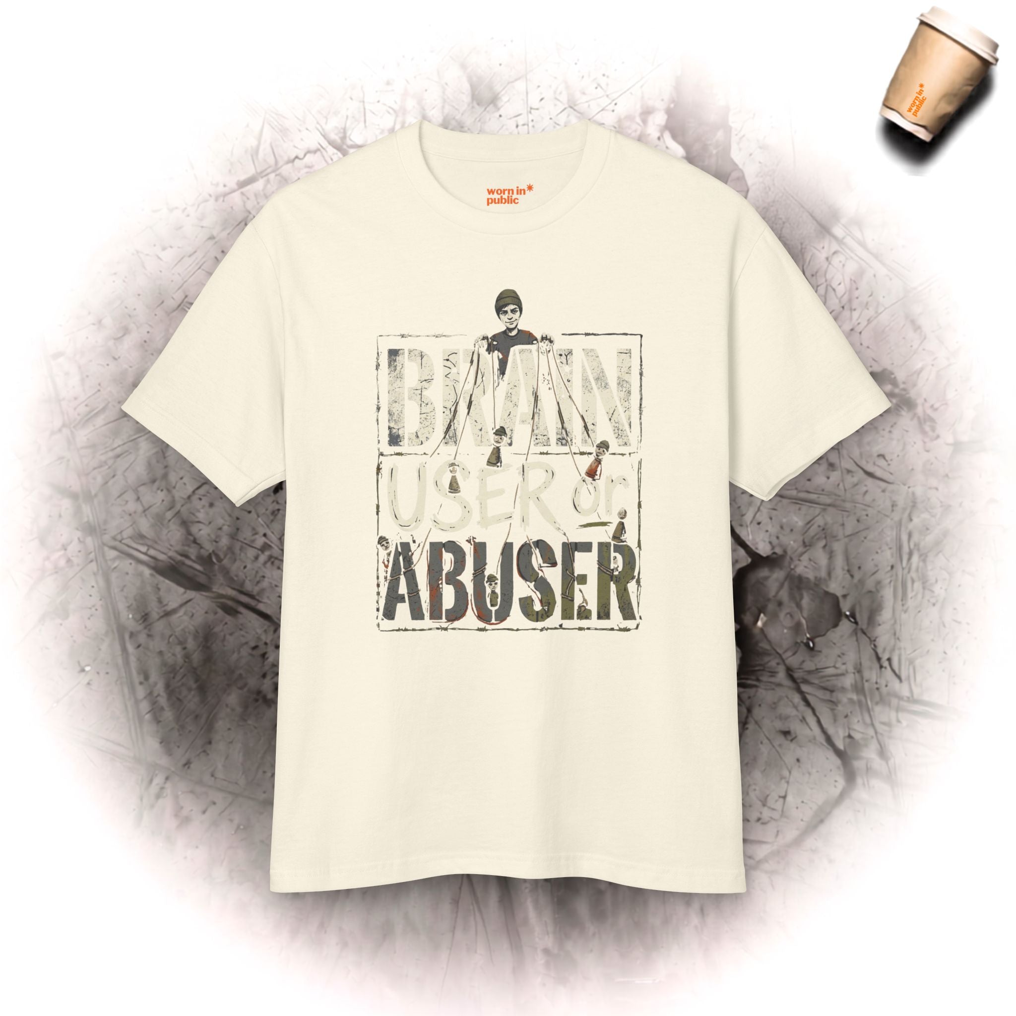 Damen-T-Shirt „Brain User or Abuser“ – „Choose to See“ Awareness T-Shirt