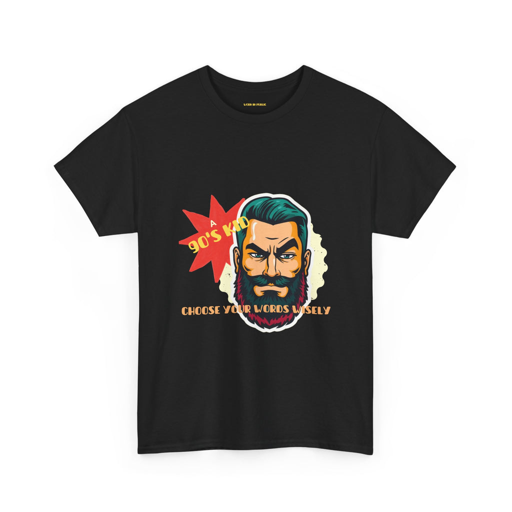 Born in the 90's comes with a beard T-Shirt | Tee for real Men