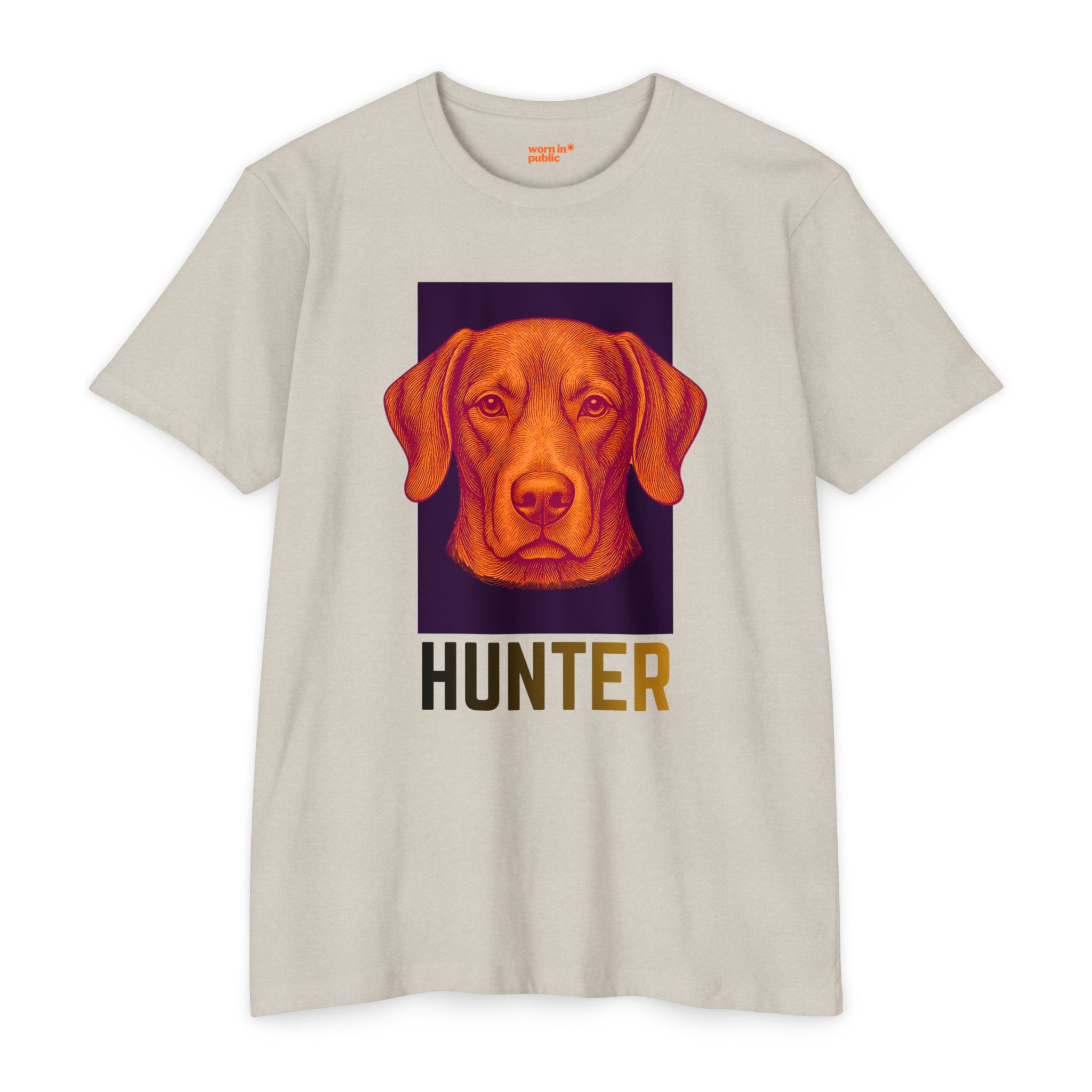 Ultimate Hunter T-Shirt | Retro Vizsla Head Graphic Tee for Dog Lovers