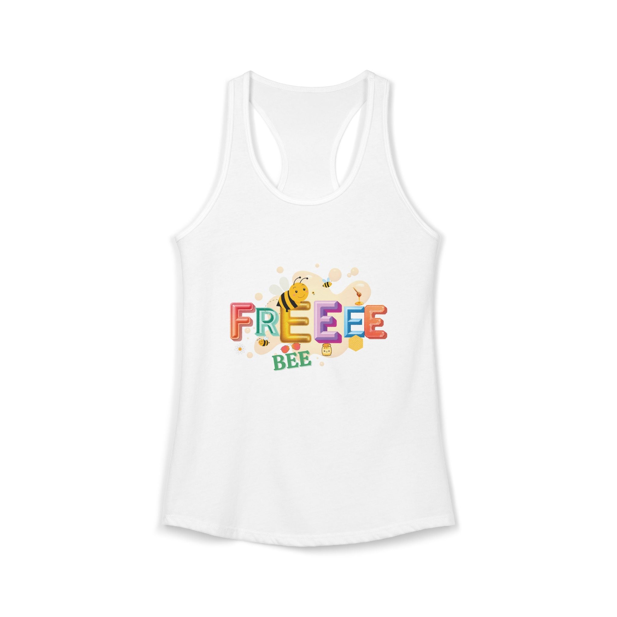 Free Bee Women's Racerback Tank Top | Lightweight Women's Ideal Top