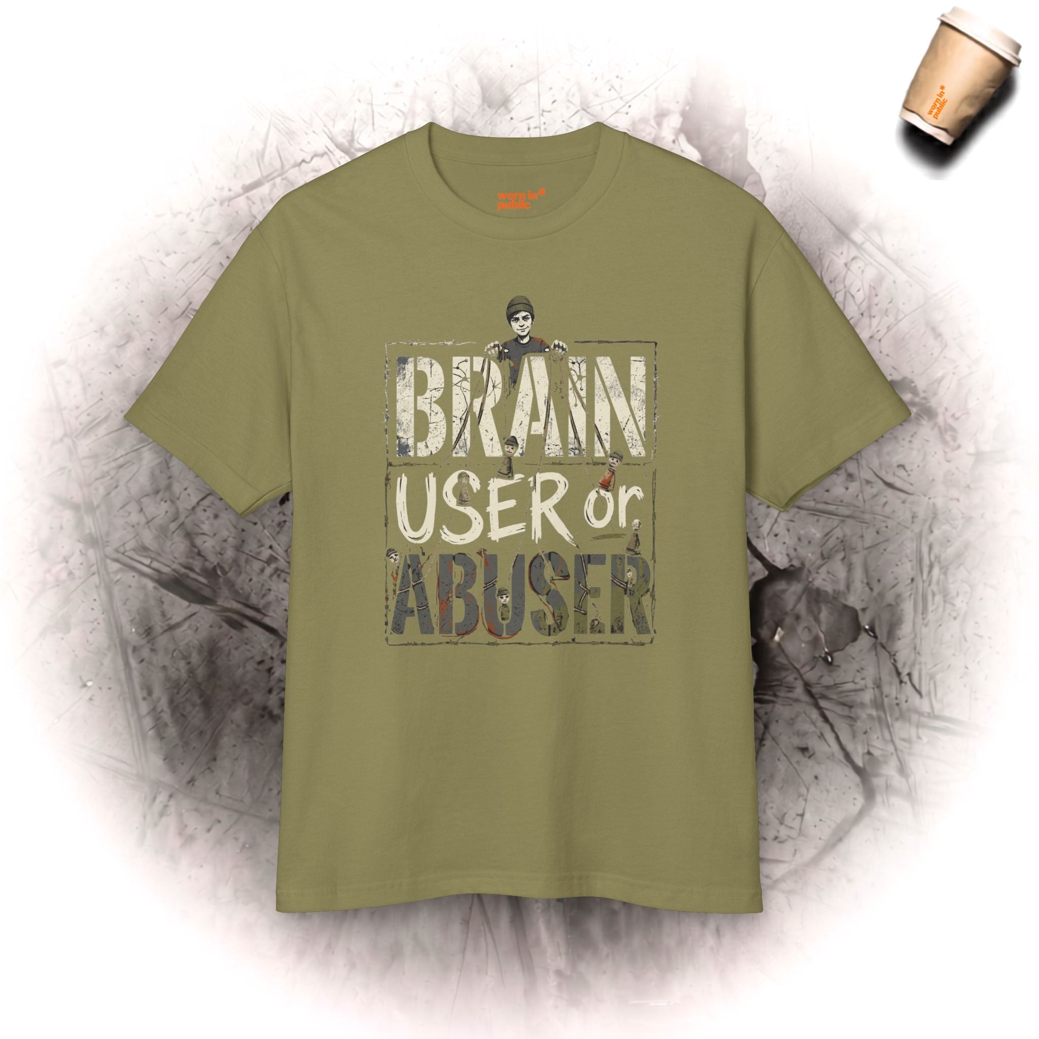 Damen-T-Shirt „Brain User or Abuser“ – „Choose to See“ Awareness T-Shirt