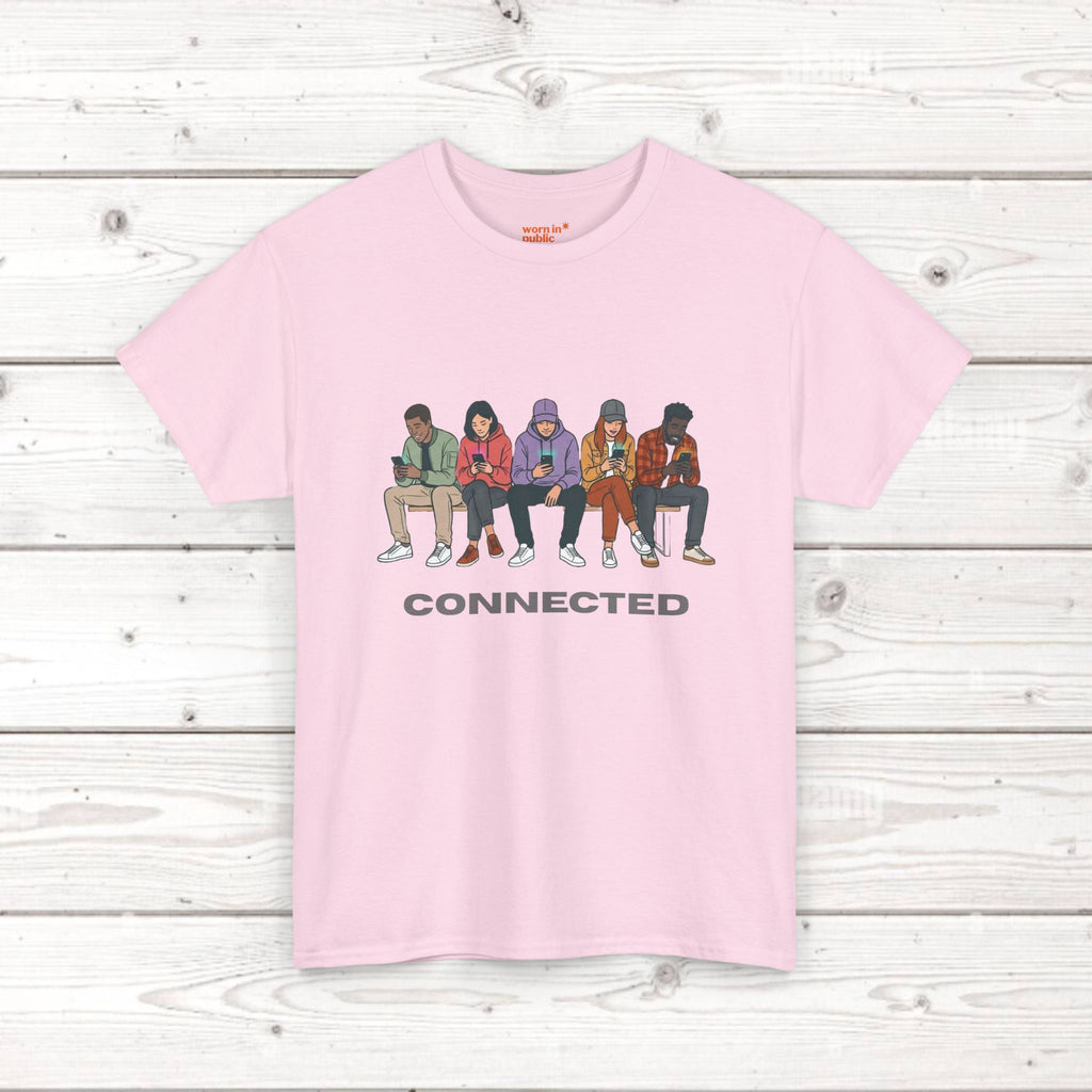 Connected Friends Graphic Tee – Casual Unisex Crewneck Shirt