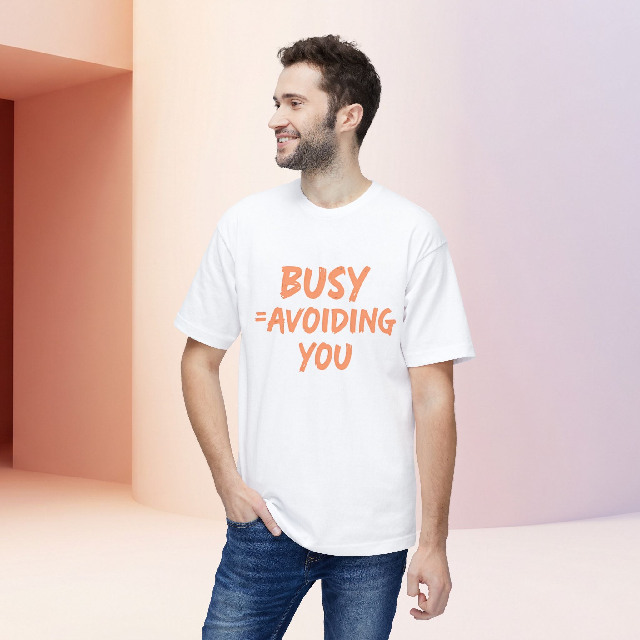 Busy = Avoiding You | Funny Introvert Unisex Graphic Tee MADE IN USA