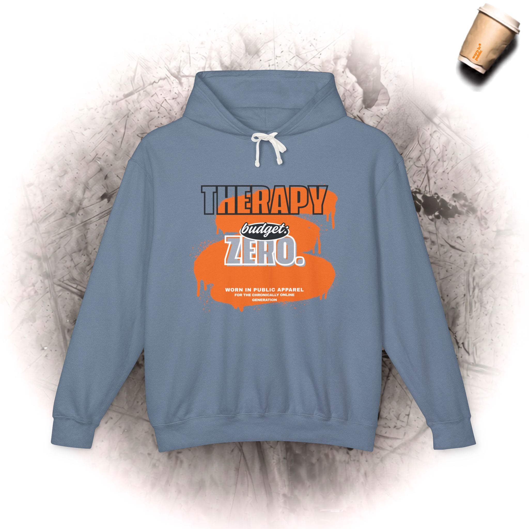 Therapy Budget Zero Hoodie | Lustiger Mental Health Humor Pullover