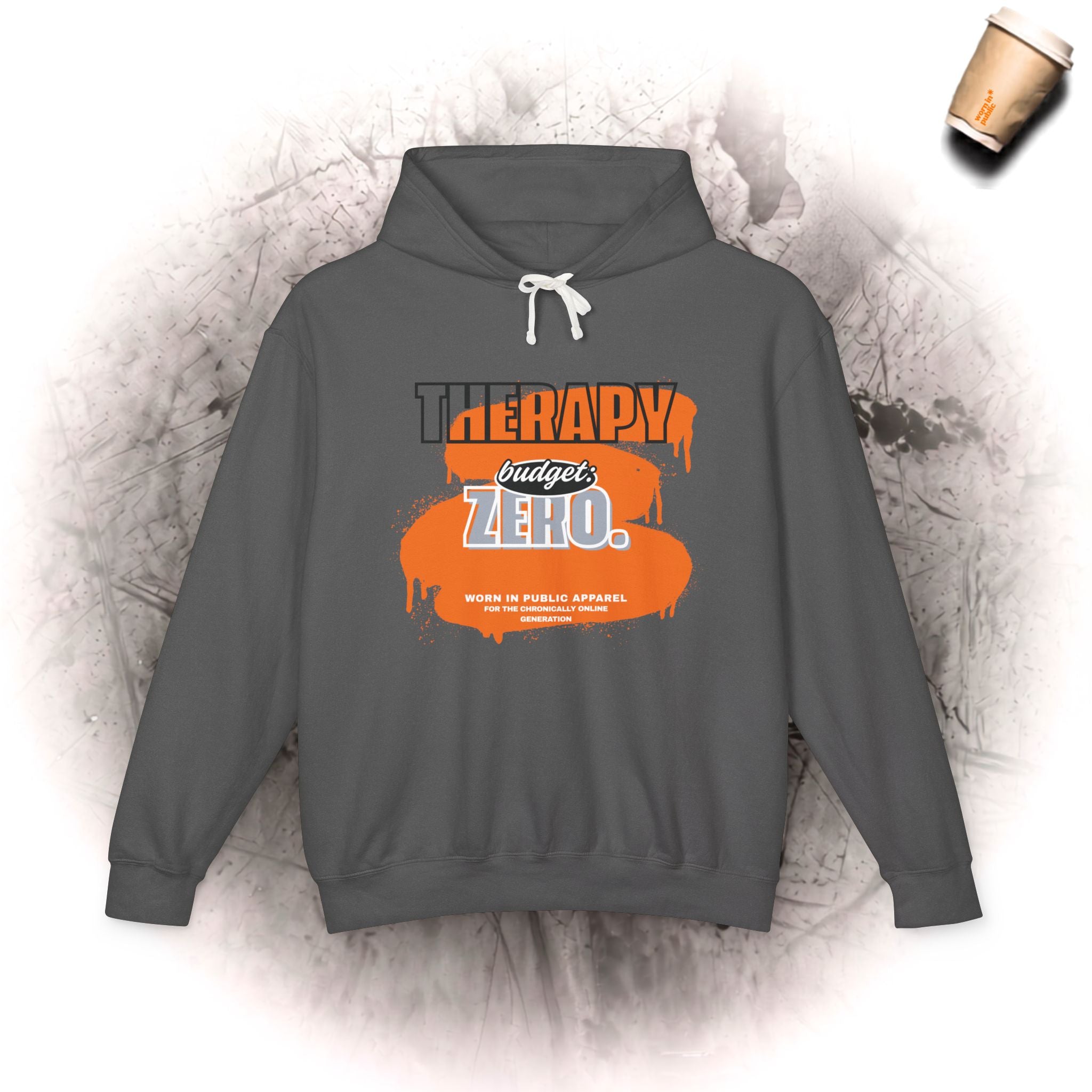 Therapy Budget Zero Hoodie | Lustiger Mental Health Humor Pullover