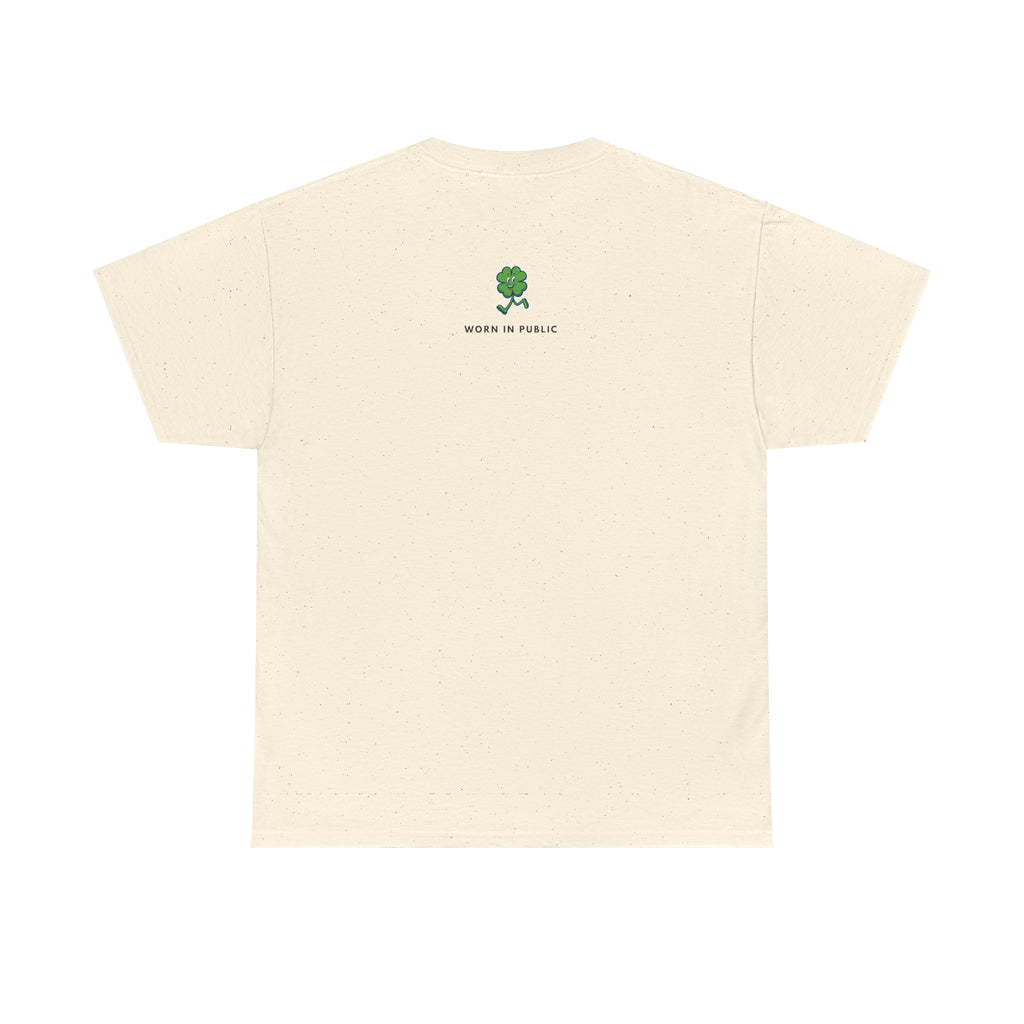 Lucky Buddy Clover T-Shirt | Retro Checker St. Patrick's Day Graphic Tee