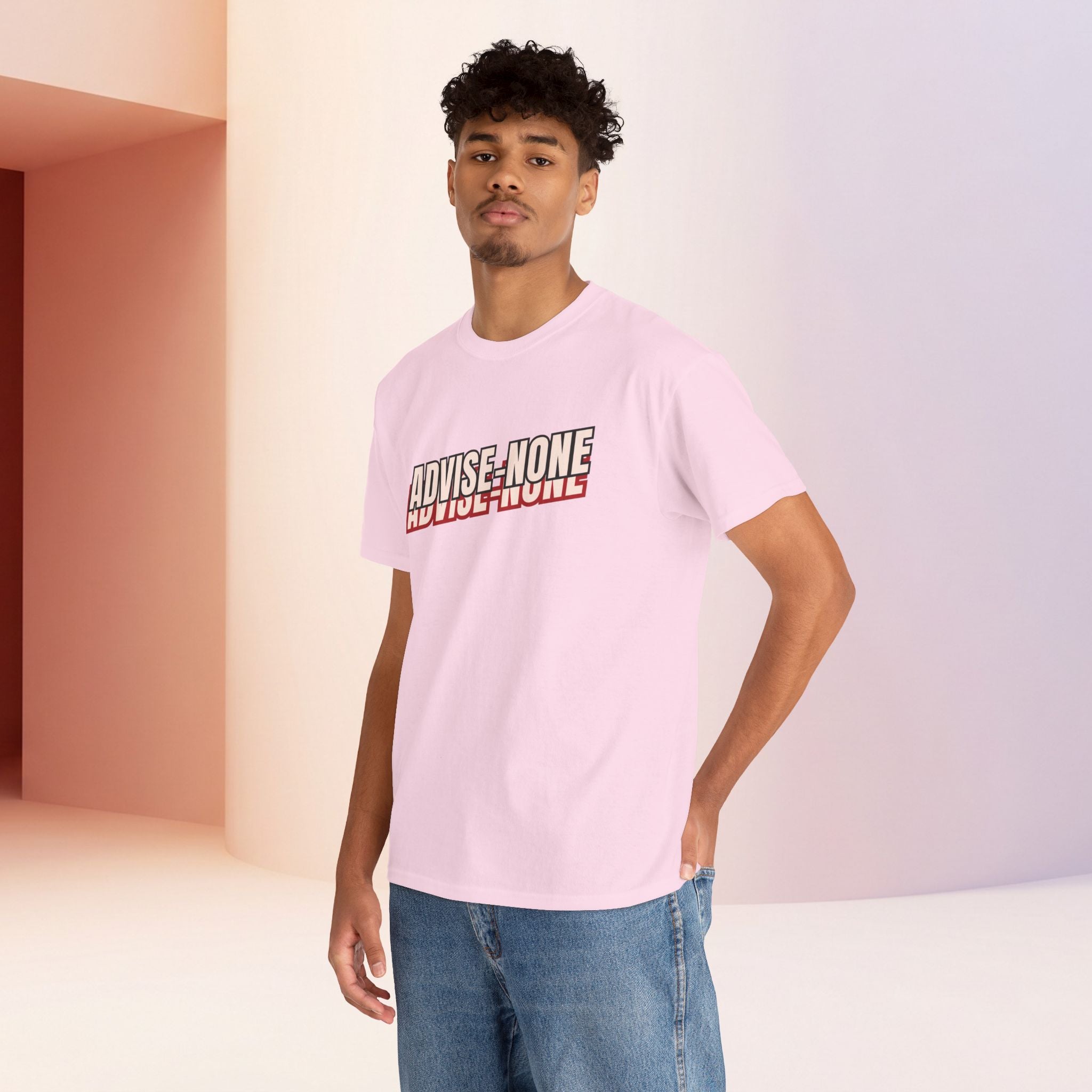 Advise None | Retro Slanted Unisex Graphic Tee